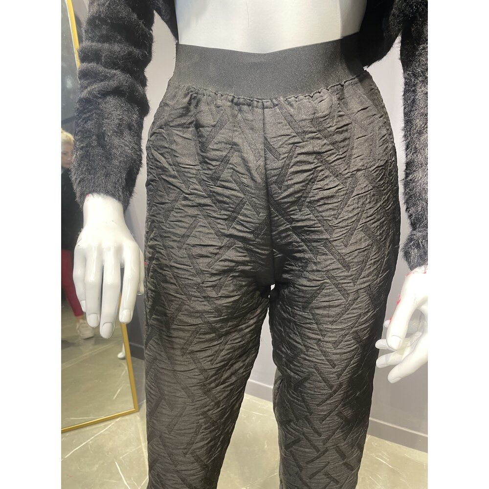 Wide leg siyah pantolon