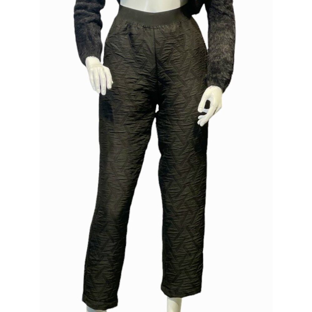 Wide leg siyah pantolon