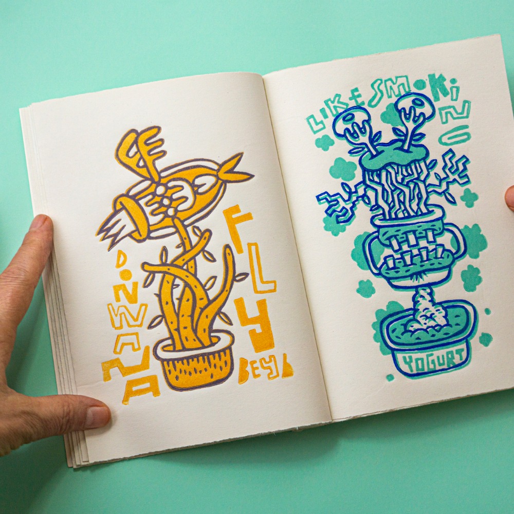 Bitkiler ve İtkiler, Linocut Print Artbook