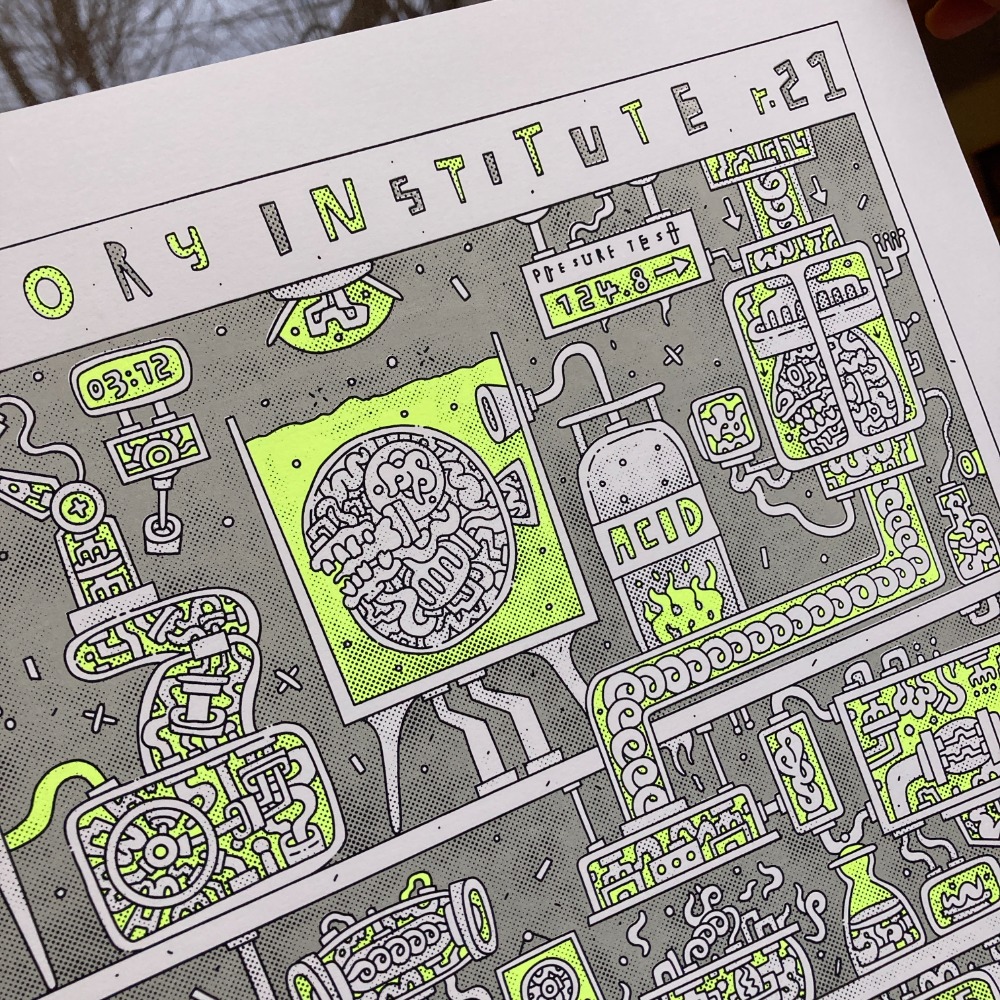 Roboratory Institute, Silkscreen Print - Edition of 10