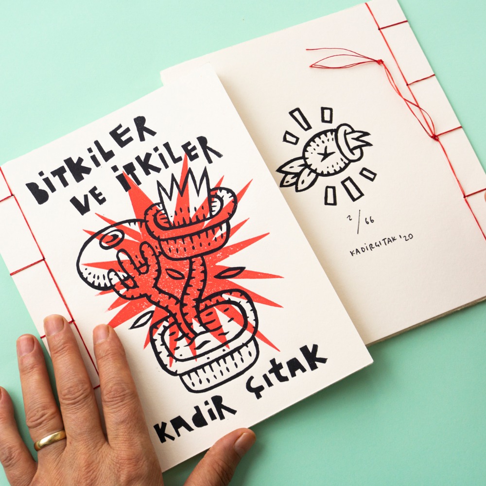 Bitkiler ve İtkiler, Linocut Print Artbook