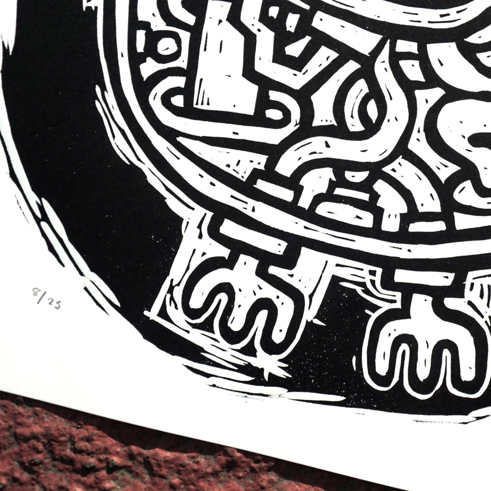 Bird, Linocut Print, Edition of 25