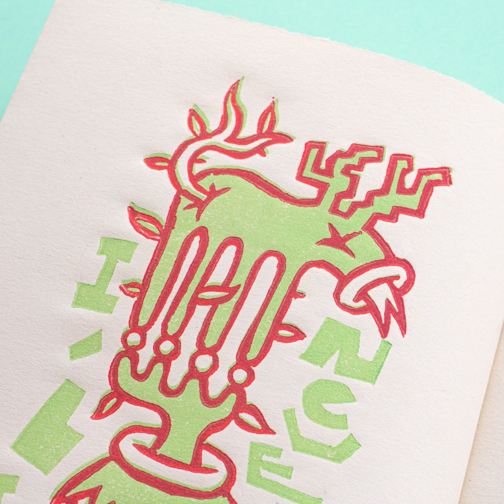 Bitkiler ve İtkiler, Linocut Print Artbook