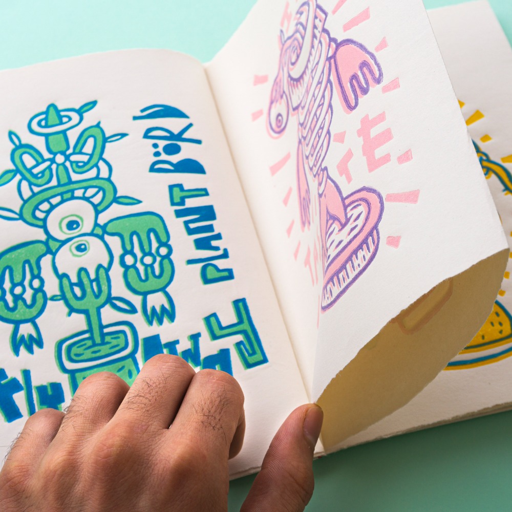 Bitkiler ve İtkiler, Linocut Print Artbook