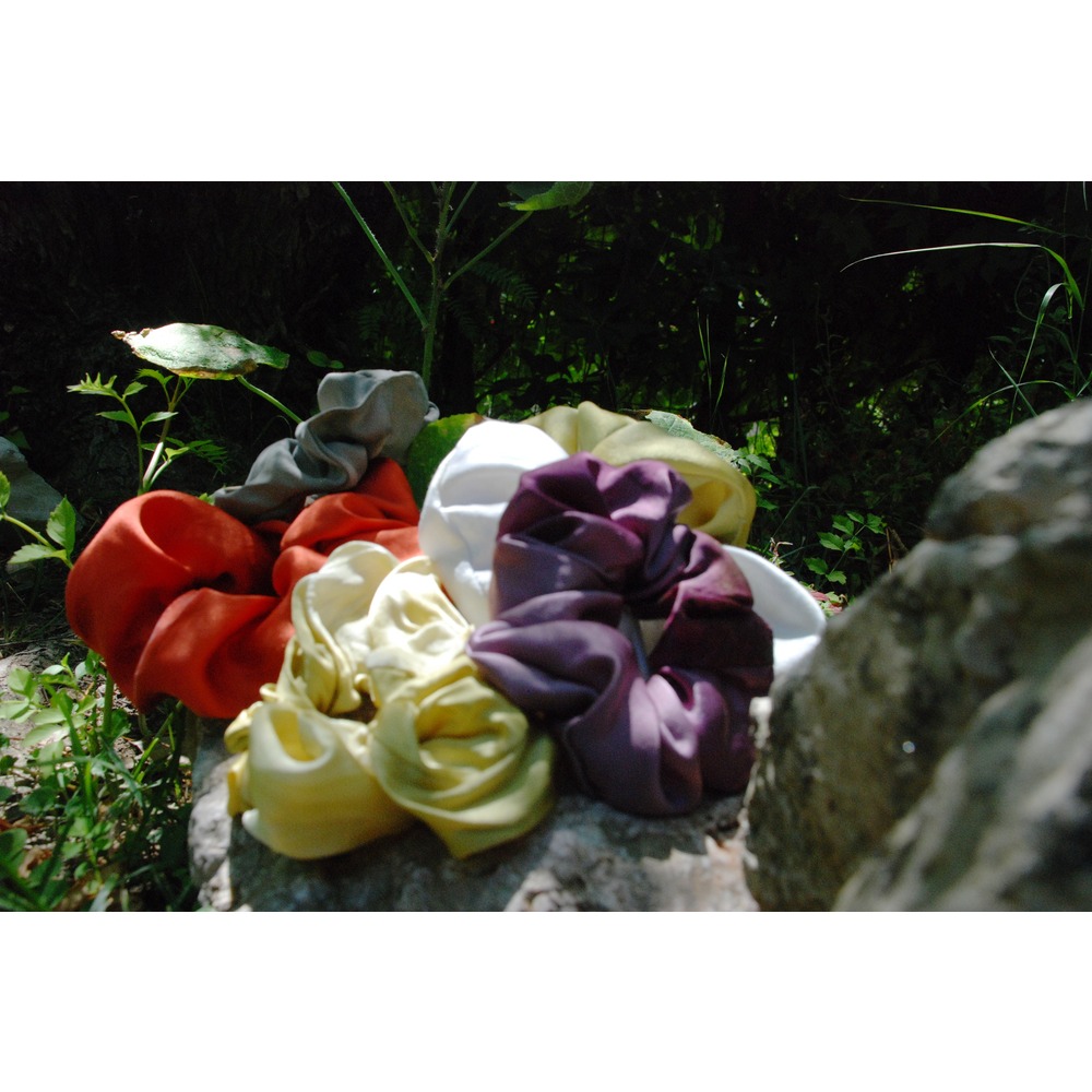NAR BAHÇESİ doğal boyama scrunchie