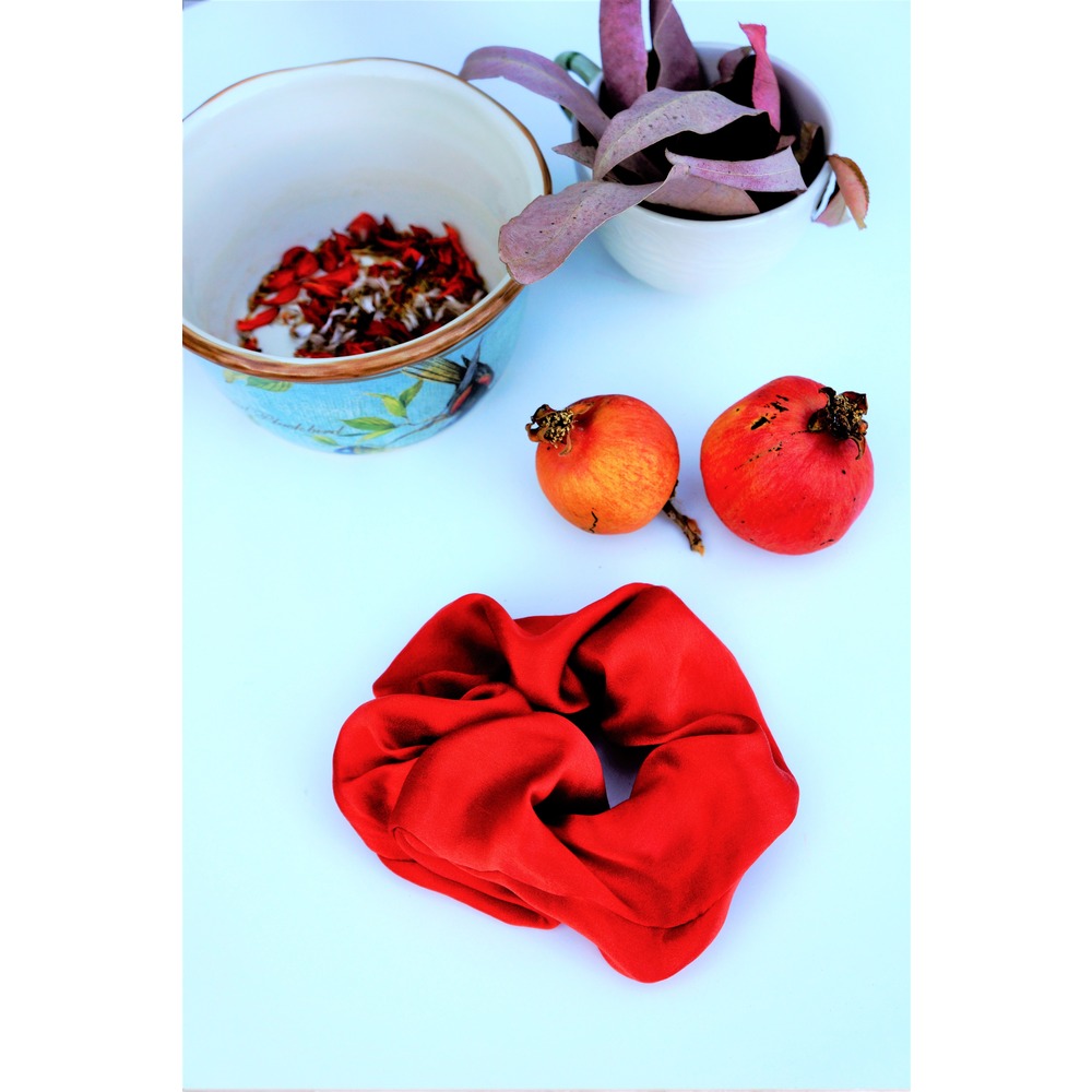 NAR BAHÇESİ doğal boyama scrunchie