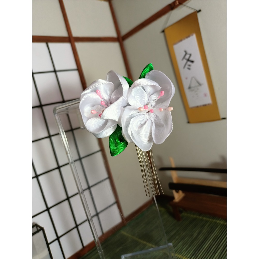 Gelincik Kanzashi Saç Tokası