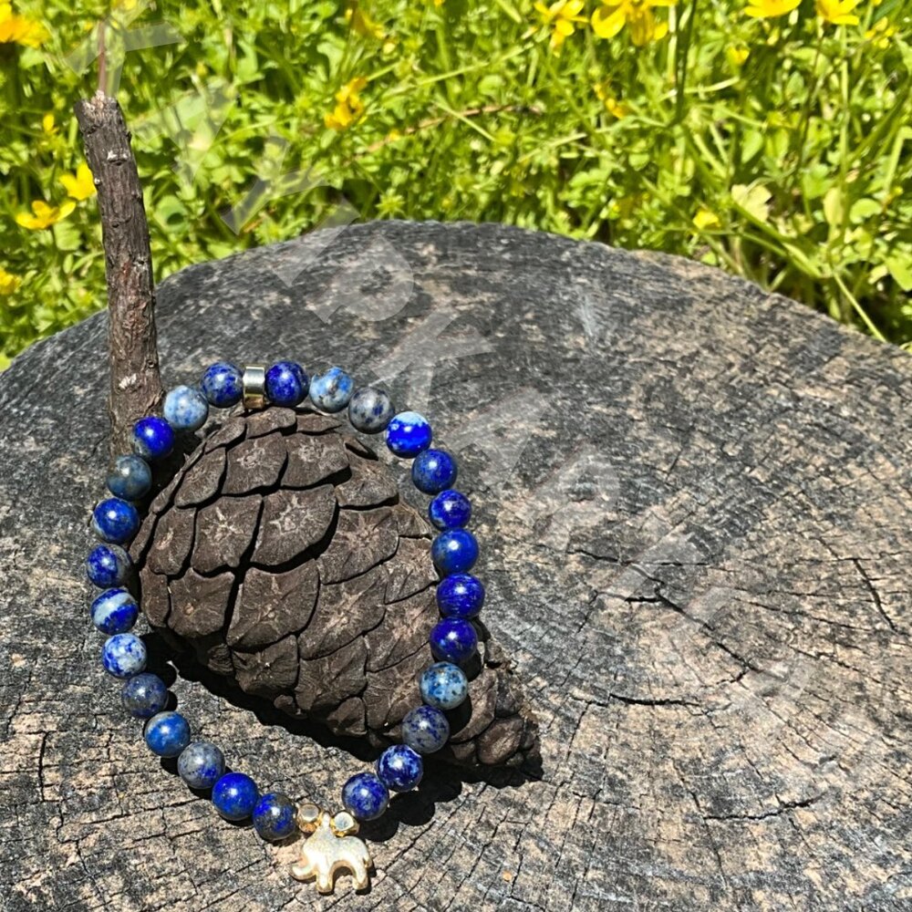 Lapis Lazuli Doğal Taş Bileklik