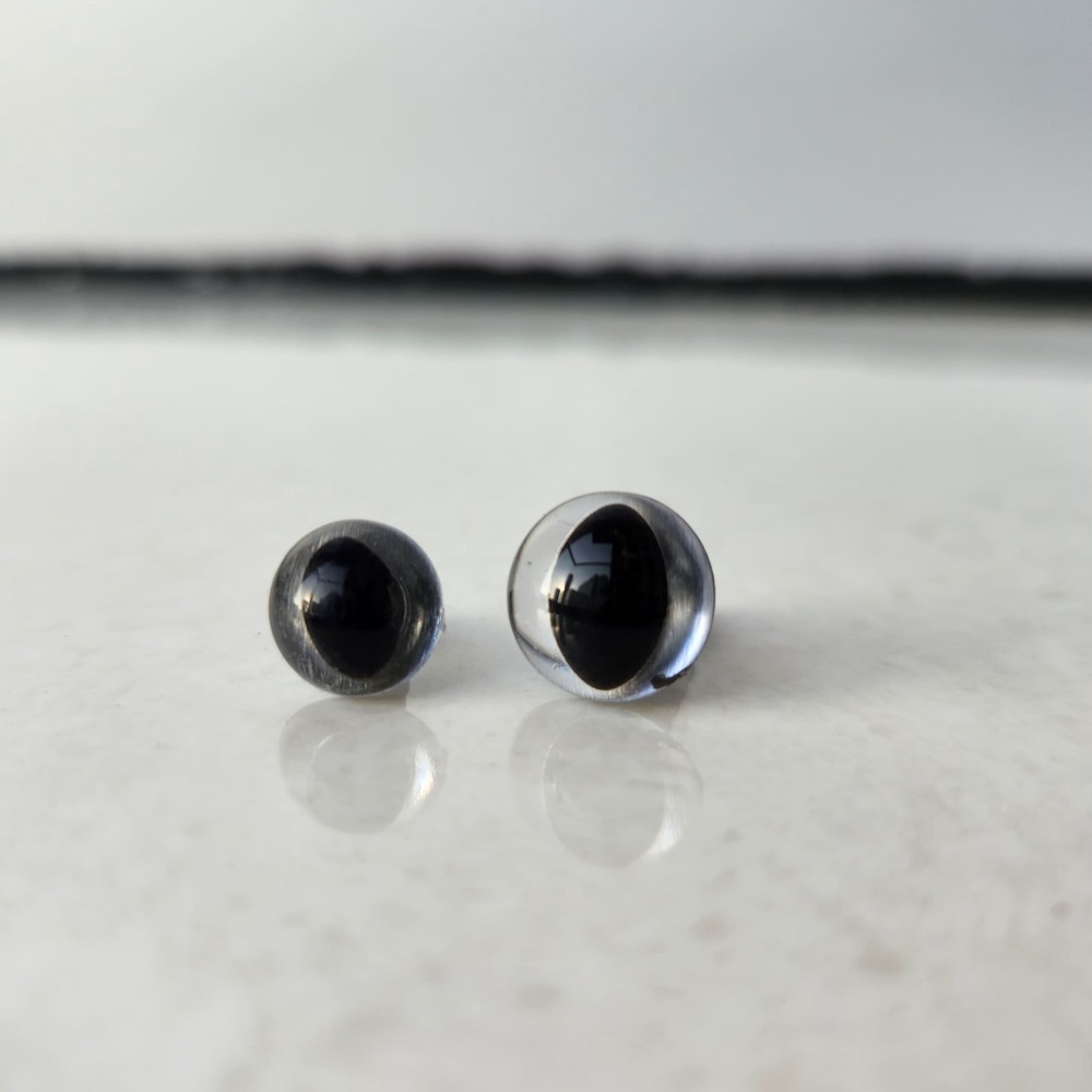10mm/12mm Kedi Gözü (şeffaf- 5 çift)