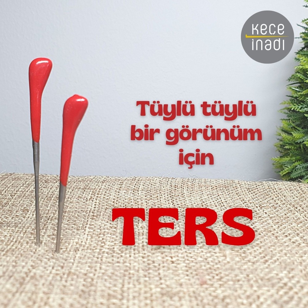 Ters Çentik Keçe İğnesi (1 adet)