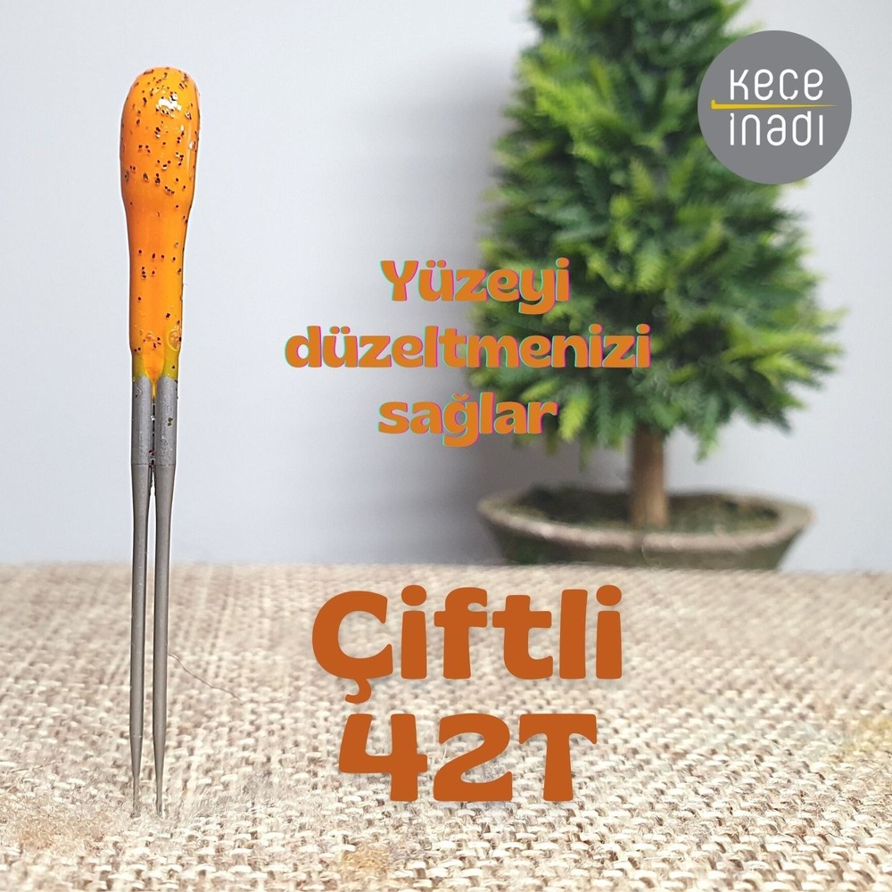 Çiftli 42T Keçe İğnesi