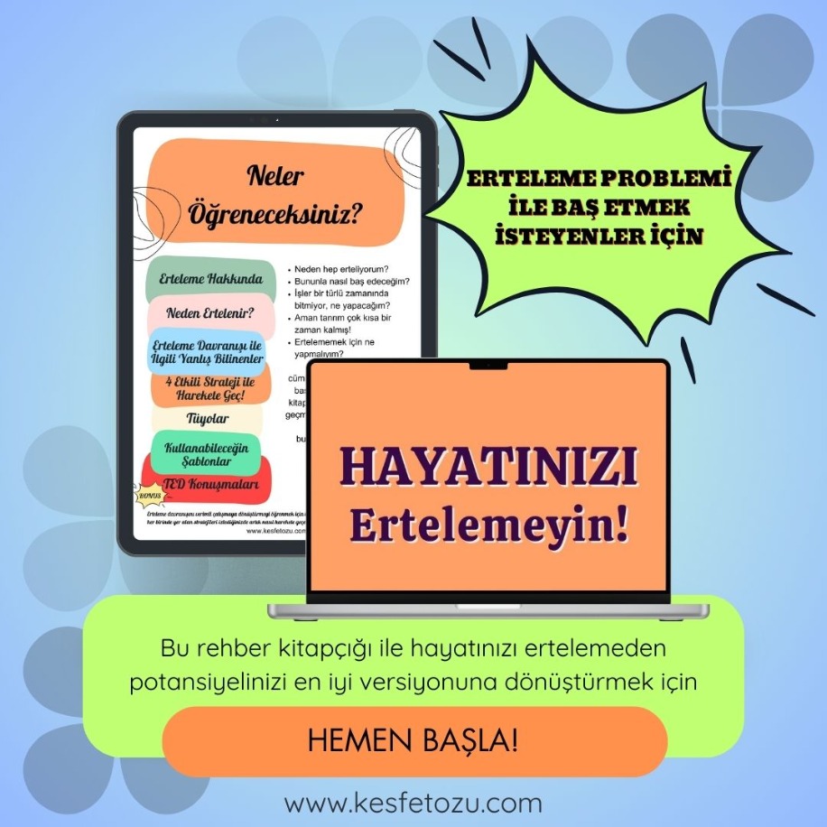 Hayatınızı Ertelemeyin! (Bugün Al, Hemen Başla!)