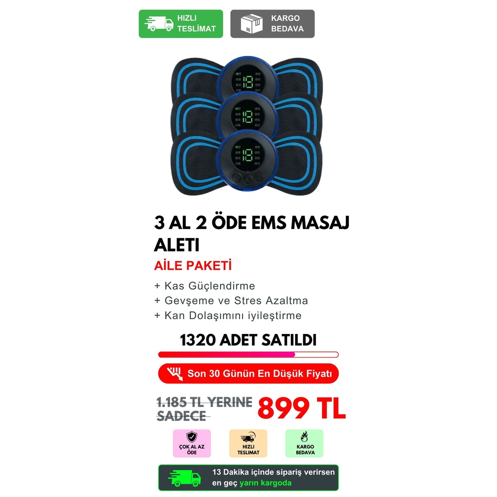 3 AL 2 Öde Ems Masaj Aleti