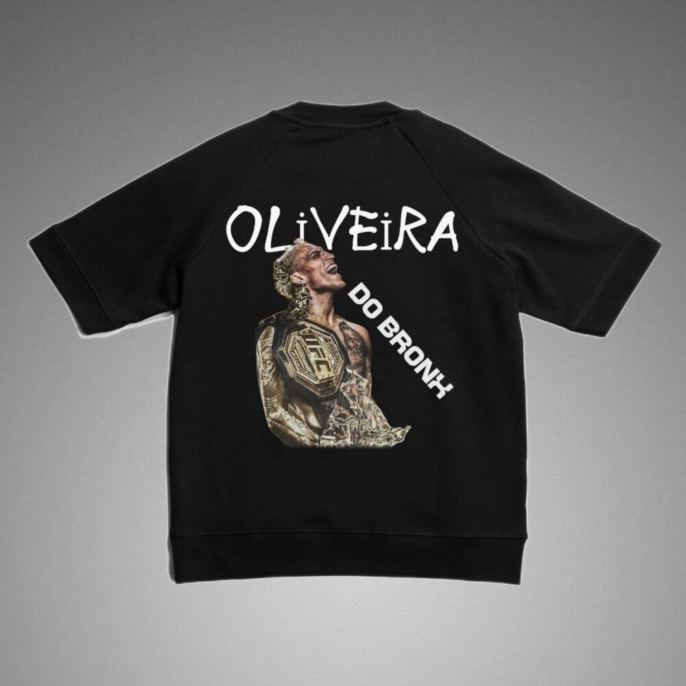 Charles Oliveira Oversize Siyah T-shirt | UFC TÜRKİYE