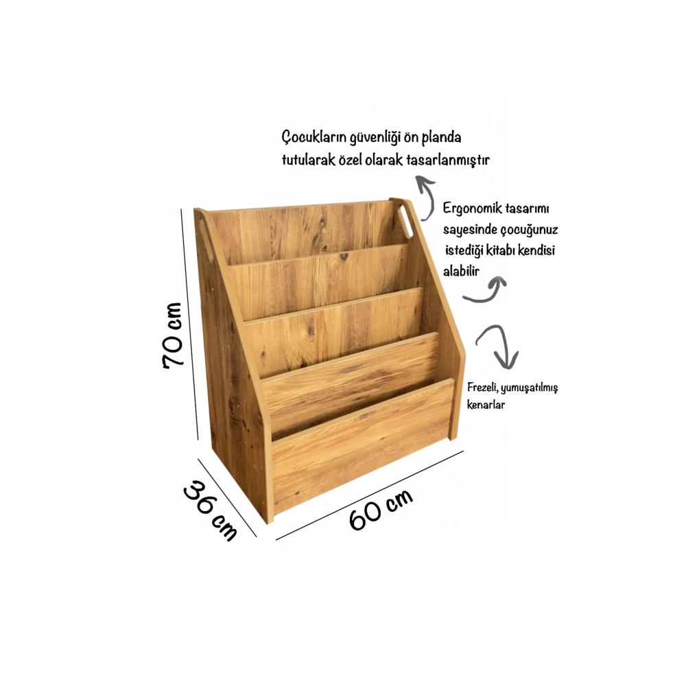 Çocuk Kitaplık / Montessori Bookshelf