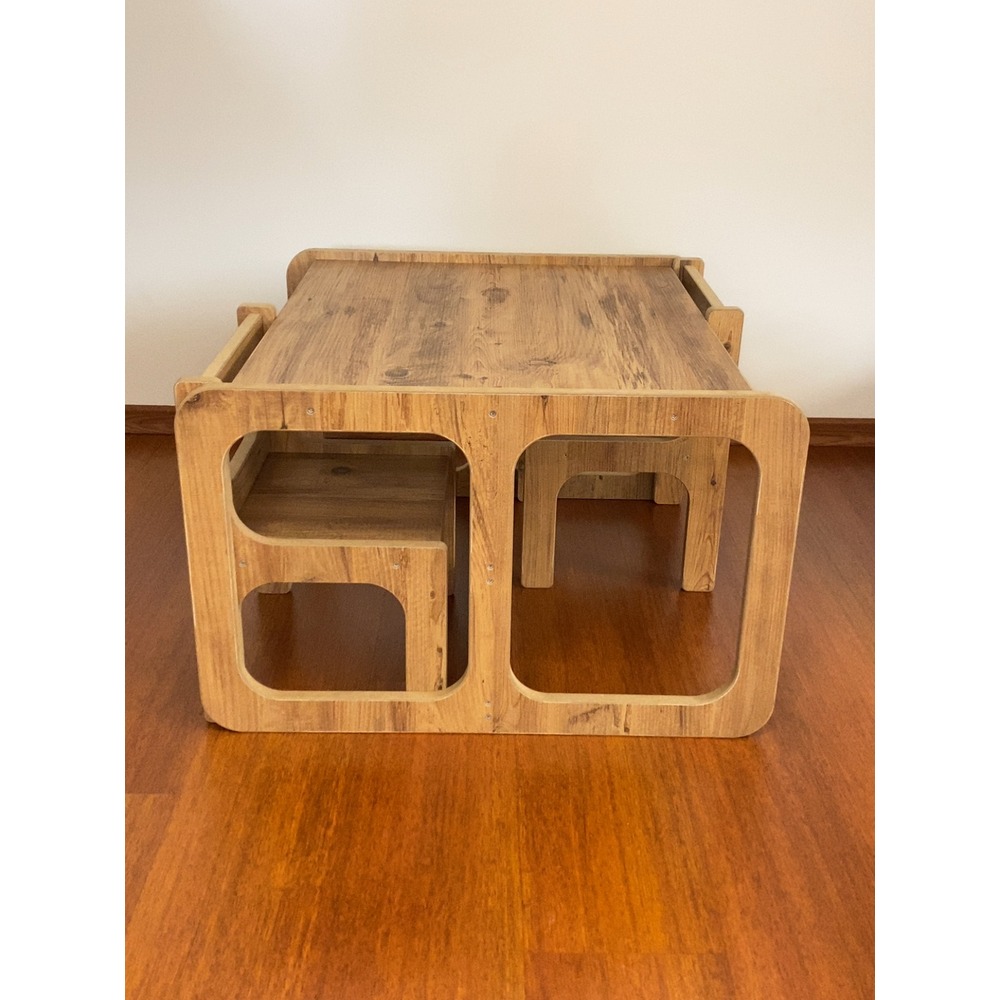 Çocuk Aktivite Masası ve Sandalyesi (1 Adet) / Montessori Desk and Chair