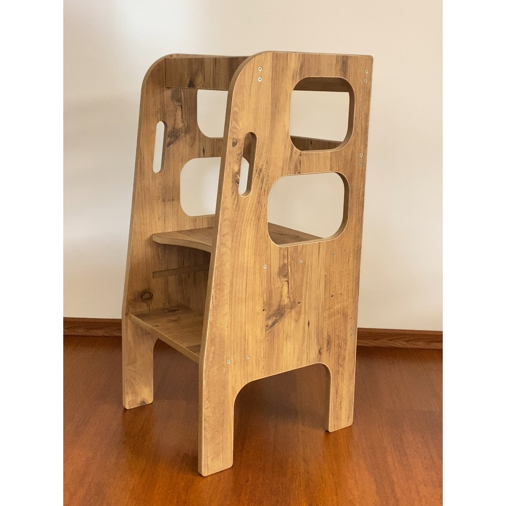 Yükseklik Ayarlı Öğrenme Kulesi / Montessori Tower