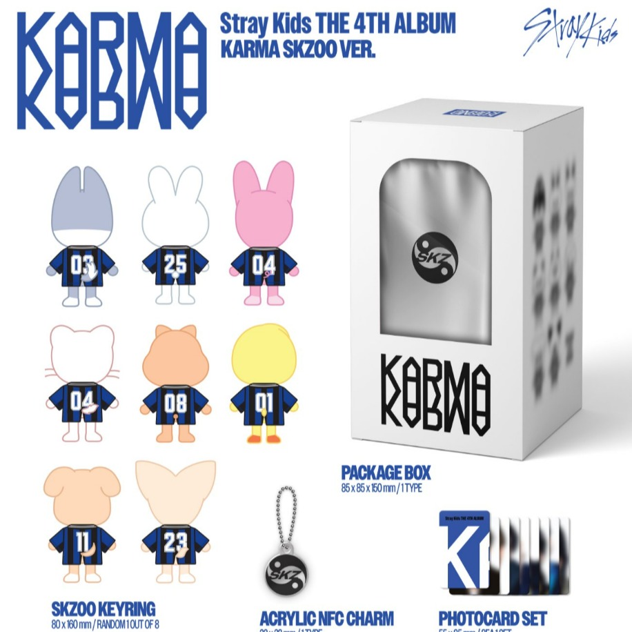 Stray Kids - 4TH ALBUM [KARMA] (SKZOO VER.) | korealisveriss