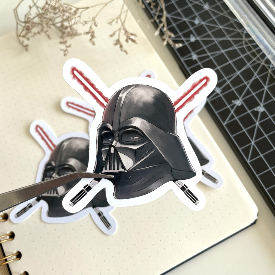 Vader Text Sticker Vader tekli sticker | Kouun Store