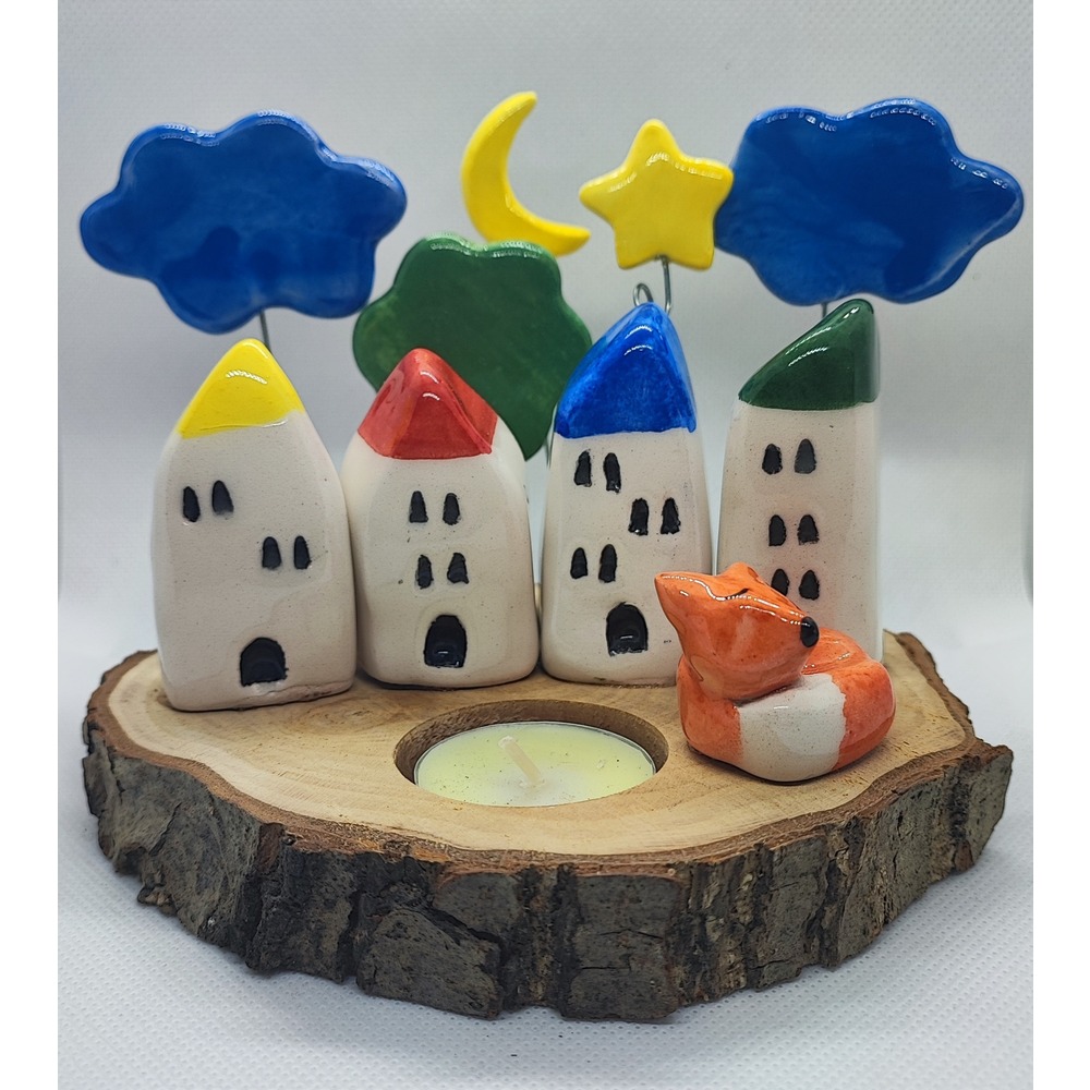 Masalevler Tealight Mumluk #Tilki
