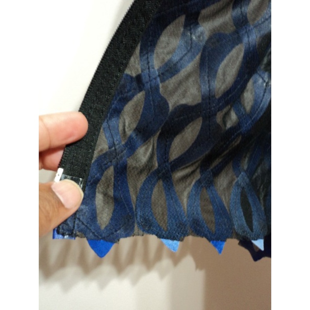 Blue Leather Leaf Jacket for Woman [Design 05]