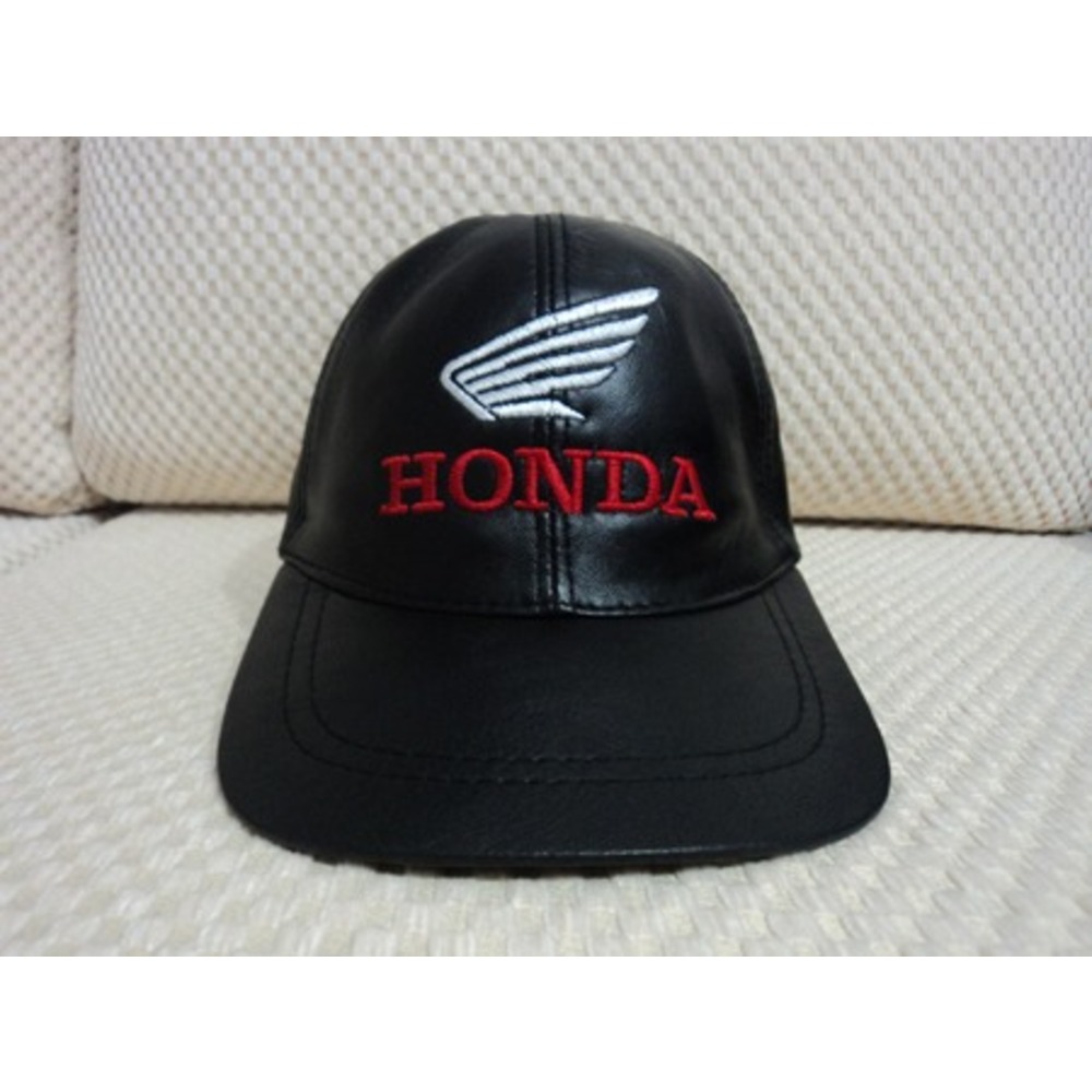 2 Black Leather Hat Cap Baseball Porsche Ferrari Harley Davidson Audi Mercedes Opel Jaguar Bmw