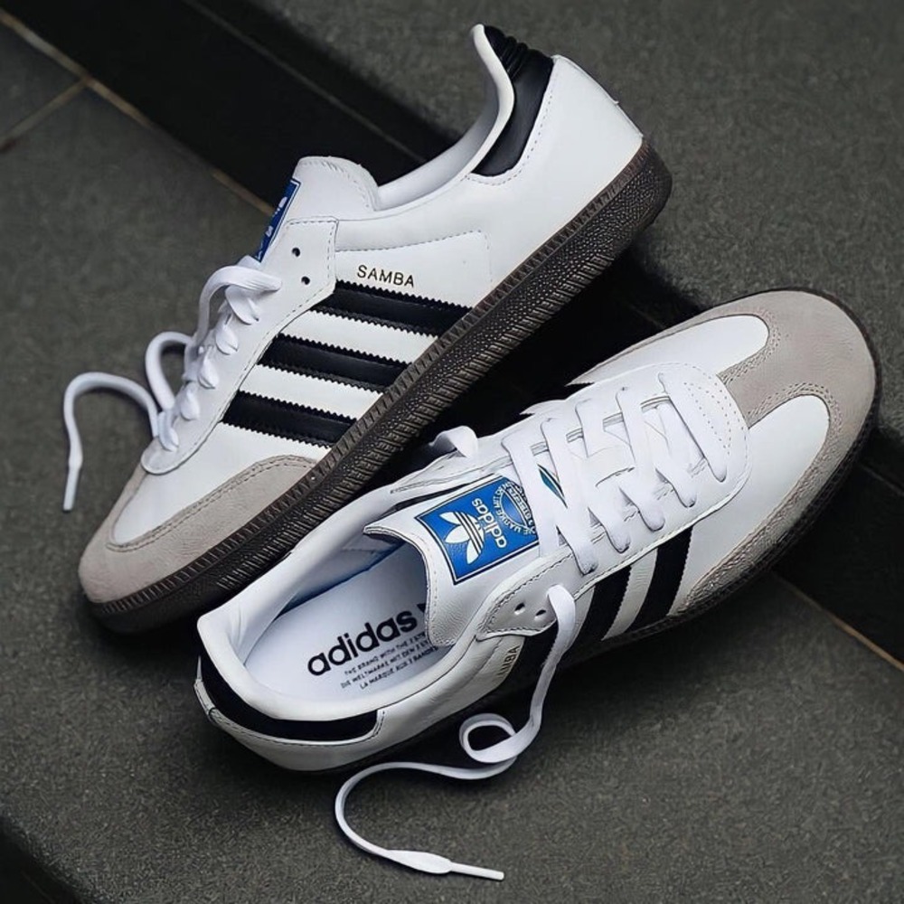 Adidas Samba Classic White Black Vegan 1
