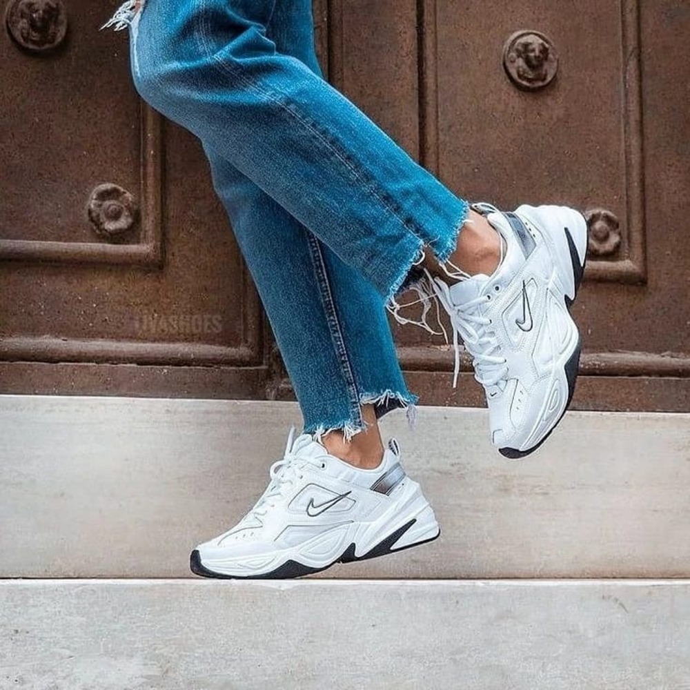 Nike M2K Tekno White Silver 1
