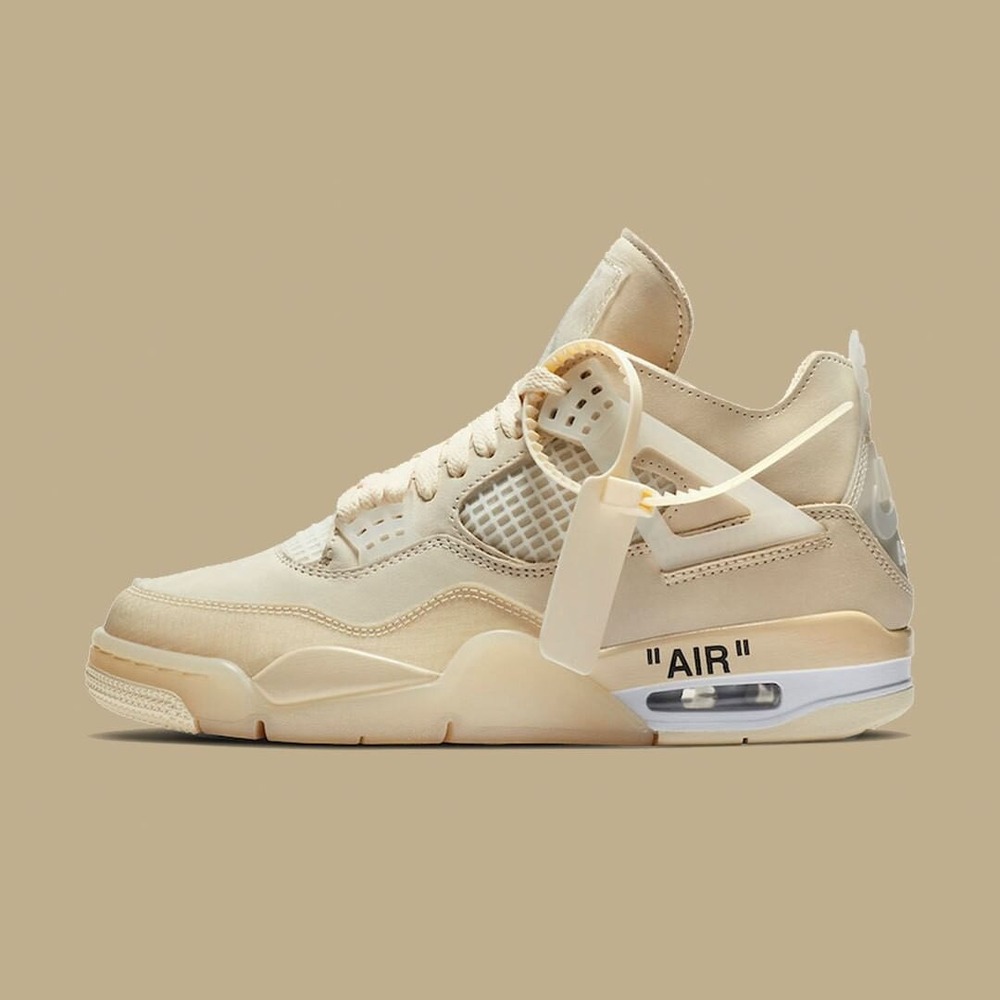Nike Air Jordan Retro 4 Sail OFF White 1