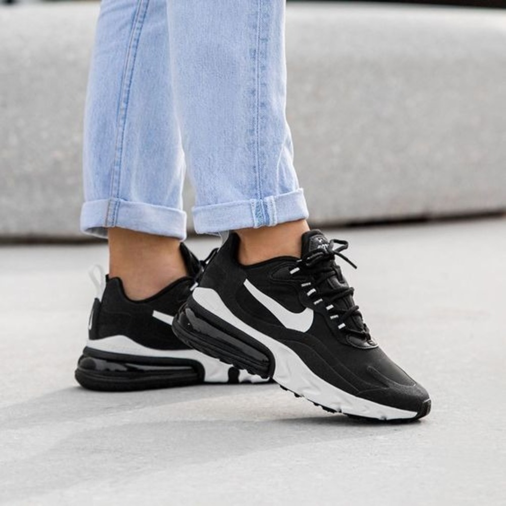 Nike Air Max 270 React Black White 1