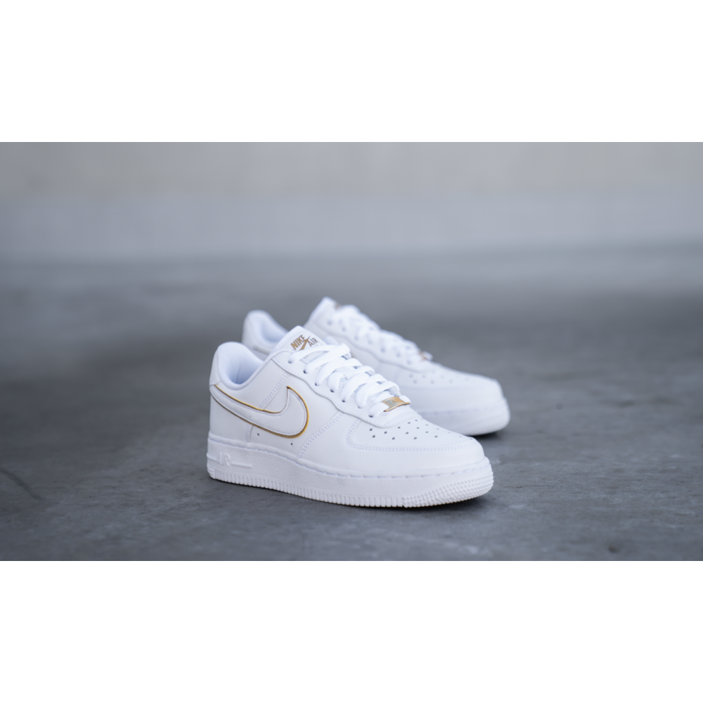 Nike Air Force 1 Low Icon Clash White Metallic Gold 2