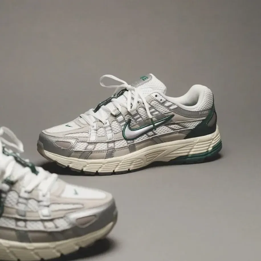Nike P-6000 Premium Light Bone Bicoastal Green 1