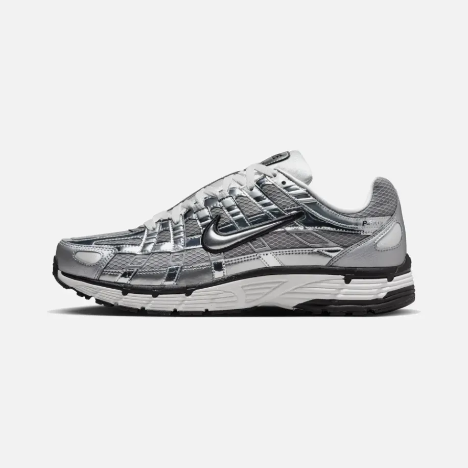 Nike P6000 White Silver 2