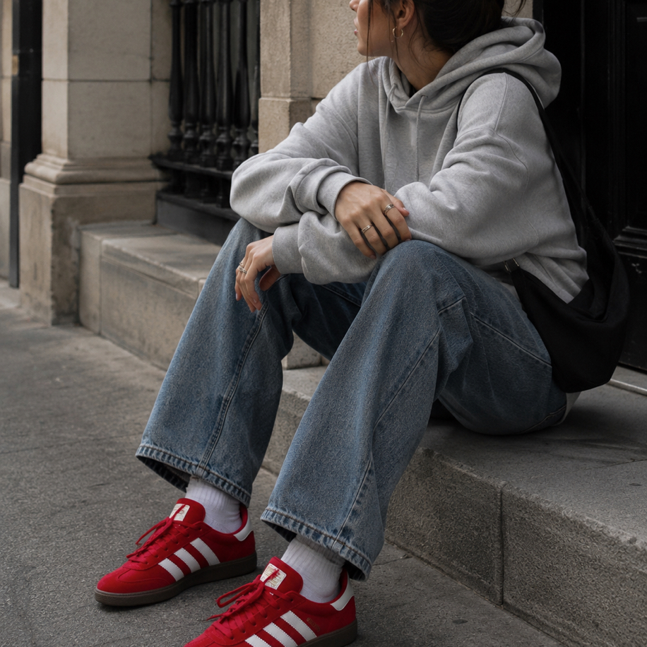 Adidas Handball Spezial Red White 1