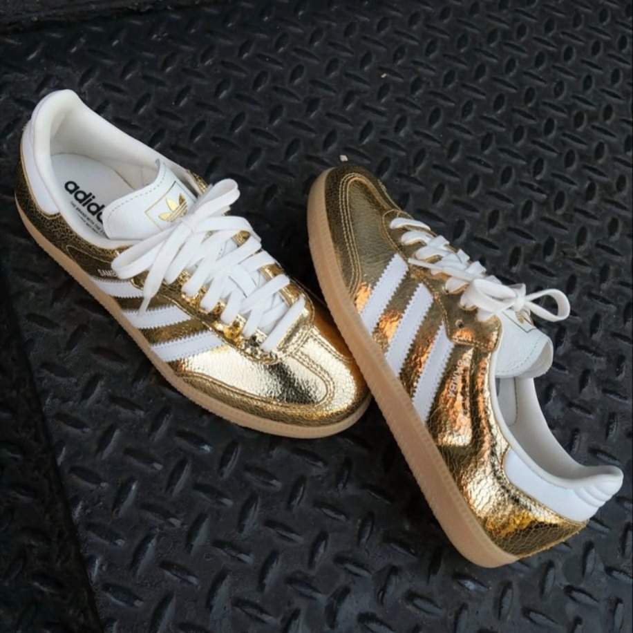 Adidas Samba Metallic Gold 1