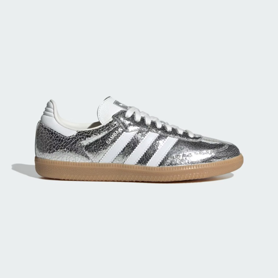 Adidas Samba OG Cracked Silver 1