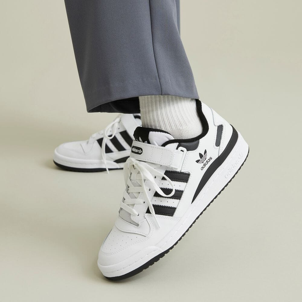 Adidas Forum Low White Black 3