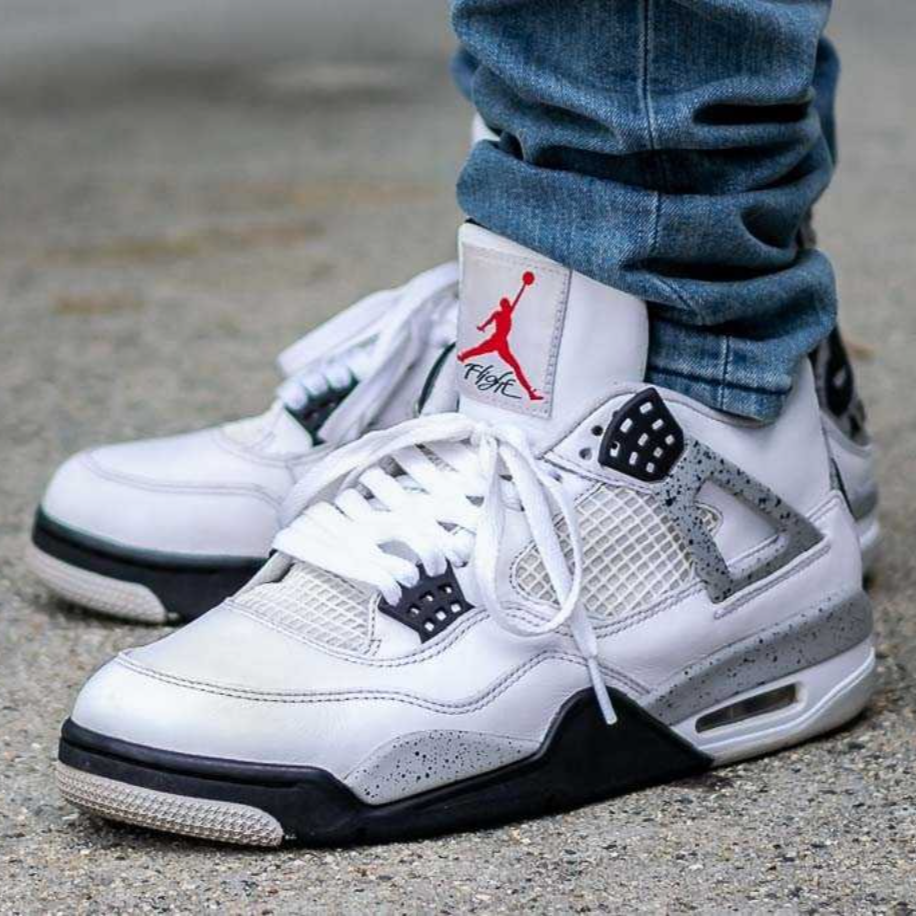 Nike Air Jordan Retro 4 White Cement 1