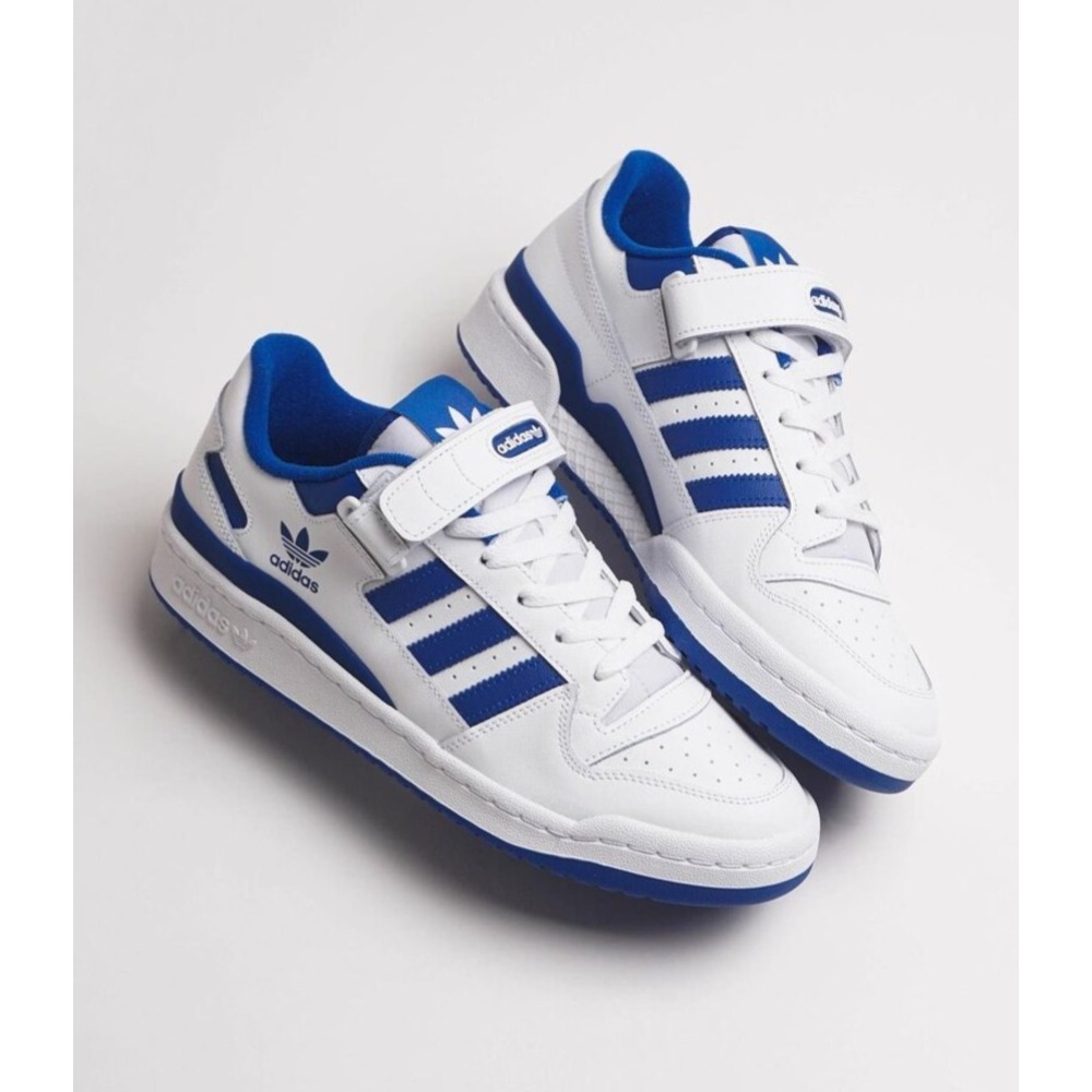 Adidas Forum Low White Royal Blue 3