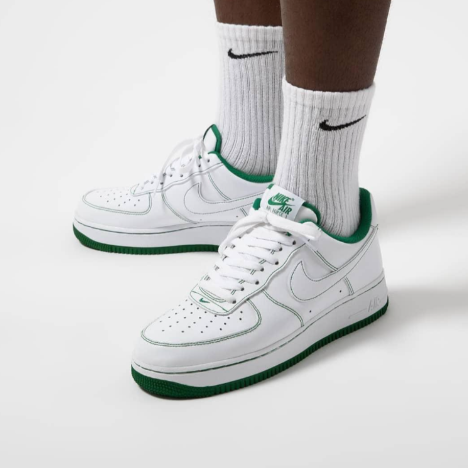 Nike Air Force 1 Low White Green Gum 1