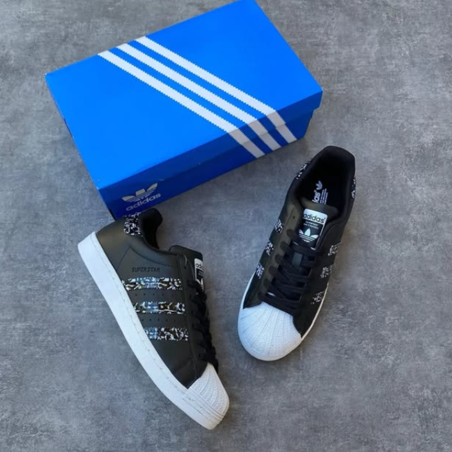 Adidas Superstar Classic Chaussures Black White 1