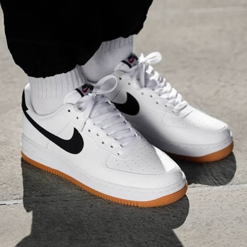 Nike Air Force 1 Low White Black Gum 1