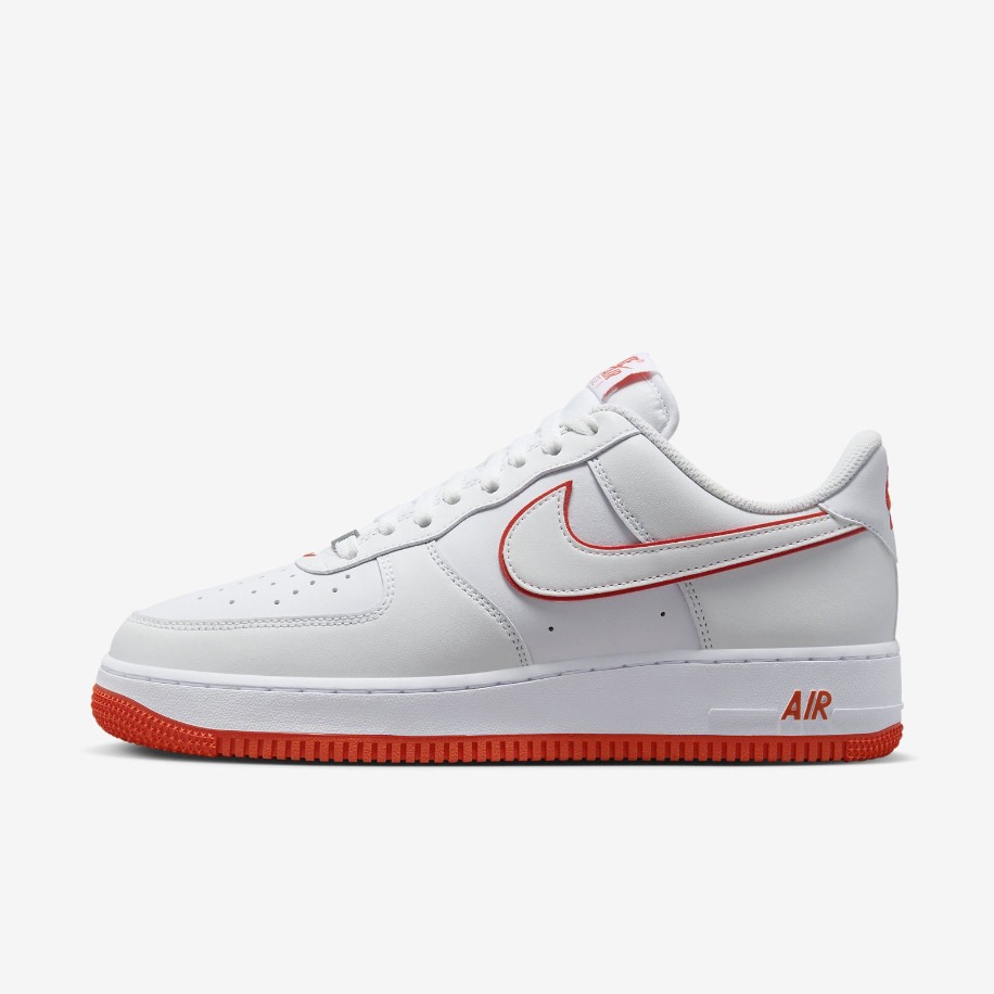 Nike Air Force 1 Low 07 White Picante Red 1