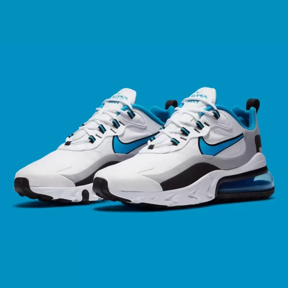 Nike Air Max 270 React White Sky Blue 1