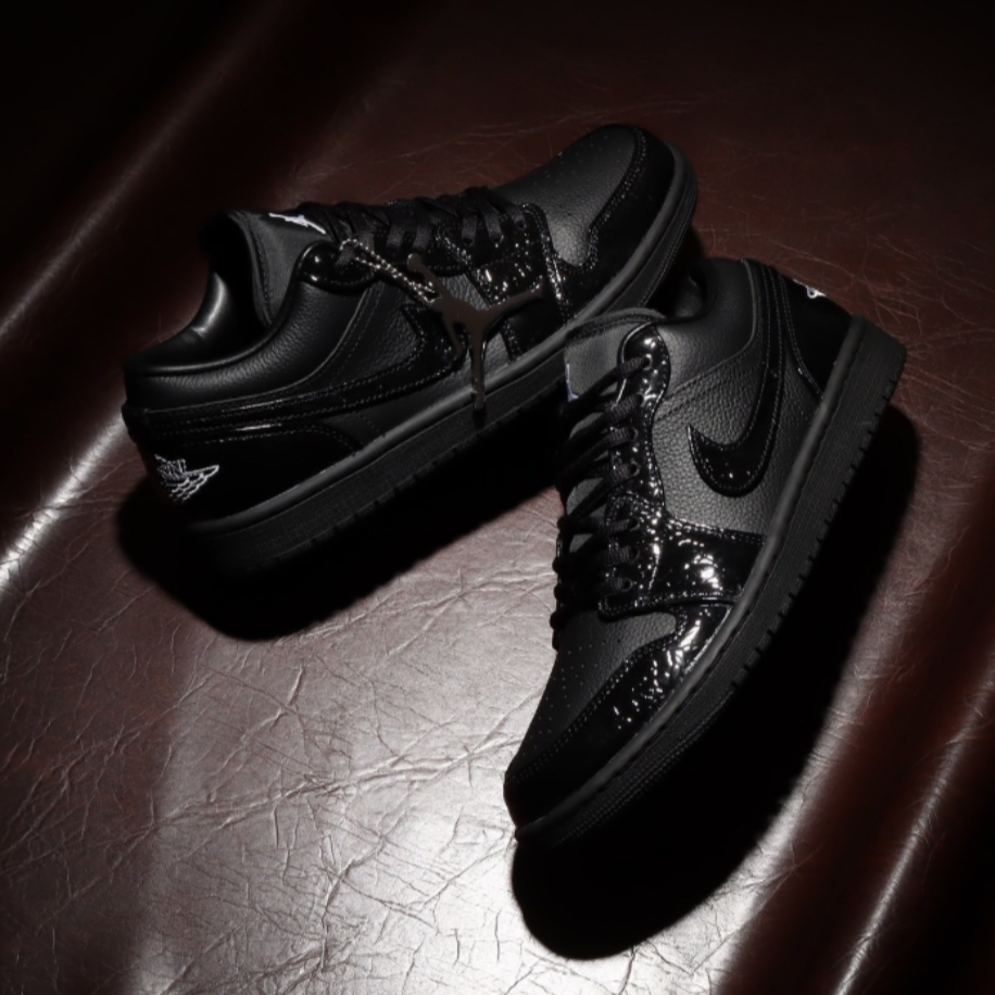 Nike Air Jordan 1 Low SE Black Patenet 2