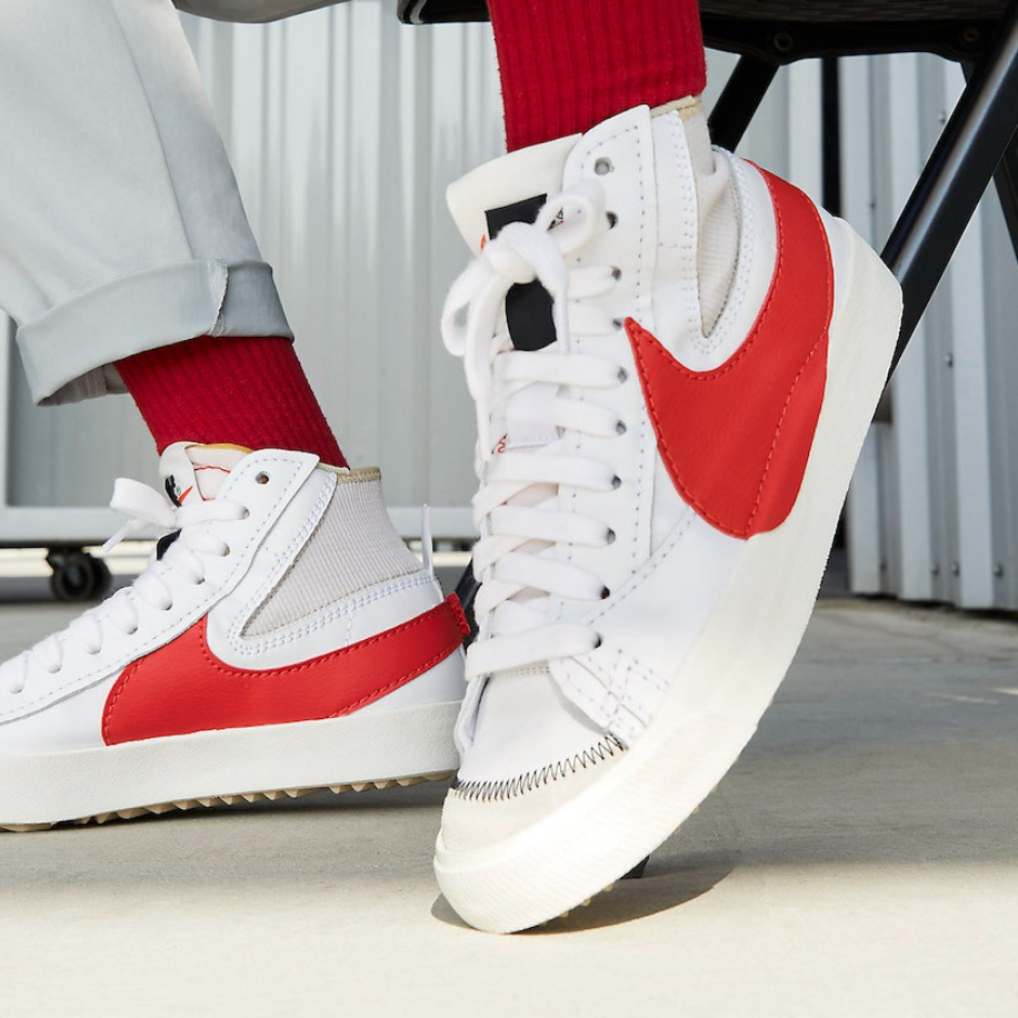 Nike Blazer Mid 77 Jumbo Red 1