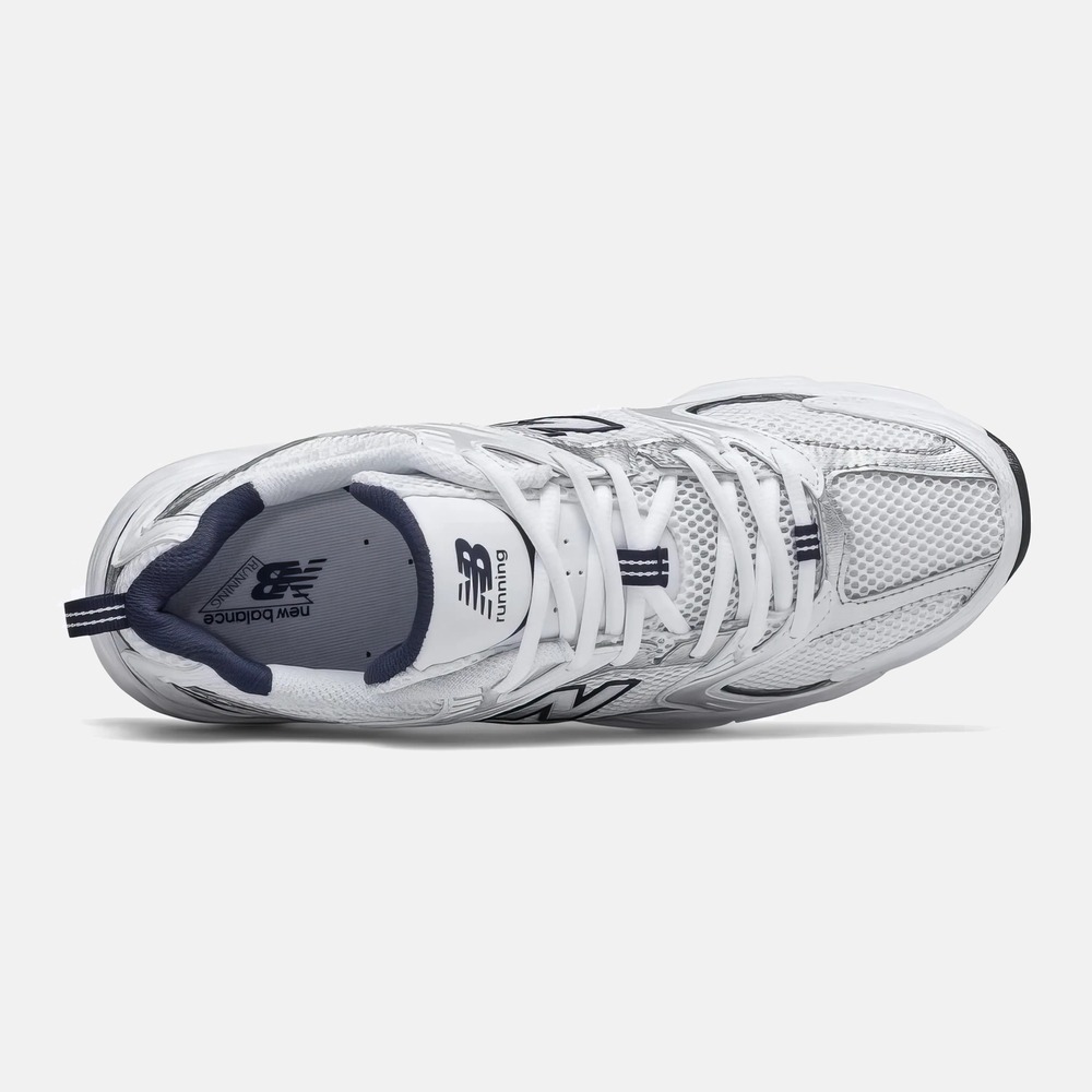 New Balance 530 White Silver Navy