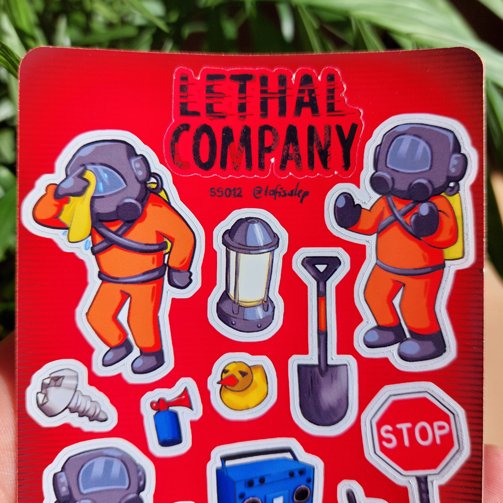 Less Lethal Weapon Sticker Lethal Company Sticker Sheet | lofisalep