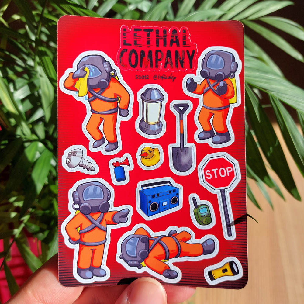 Less Lethal Weapon Sticker Lethal Company Sticker Sheet | lofisalep