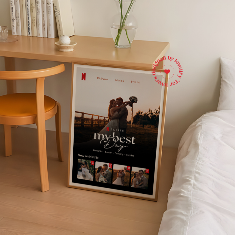 Netflix Temalı Poster | Kişiye Özel Poster